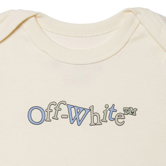 Off-White Kids Bookish Crazy 3-Pack Body