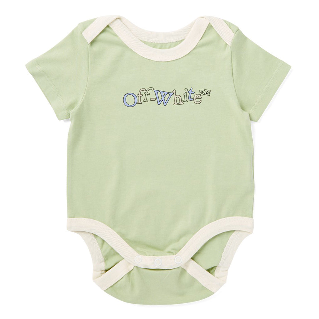 Off-White Kids Bookish Crazy 3-Pack Body