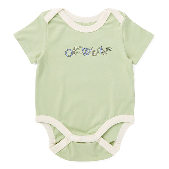 Off-White Kids Bookish Crazy 3-Pack Body