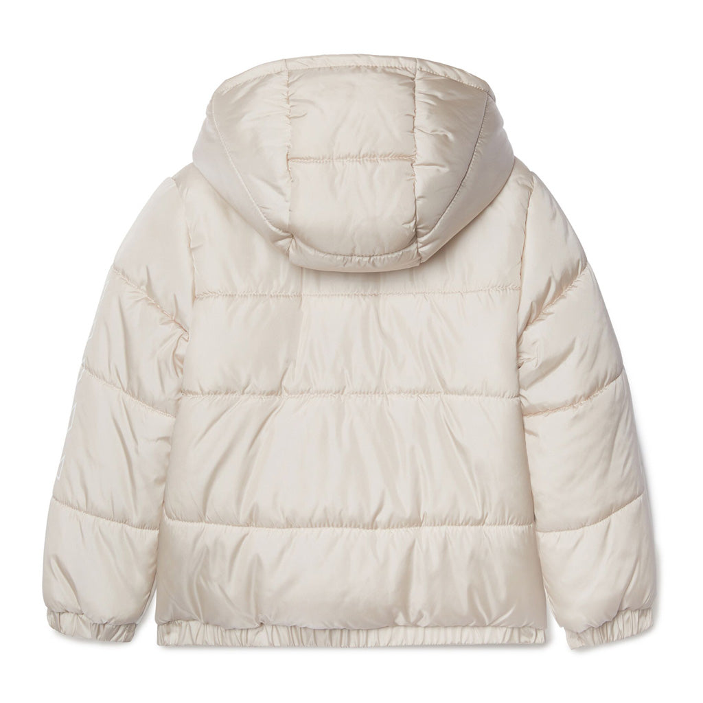 Off-White Kids Bookish Diag Short Puffer