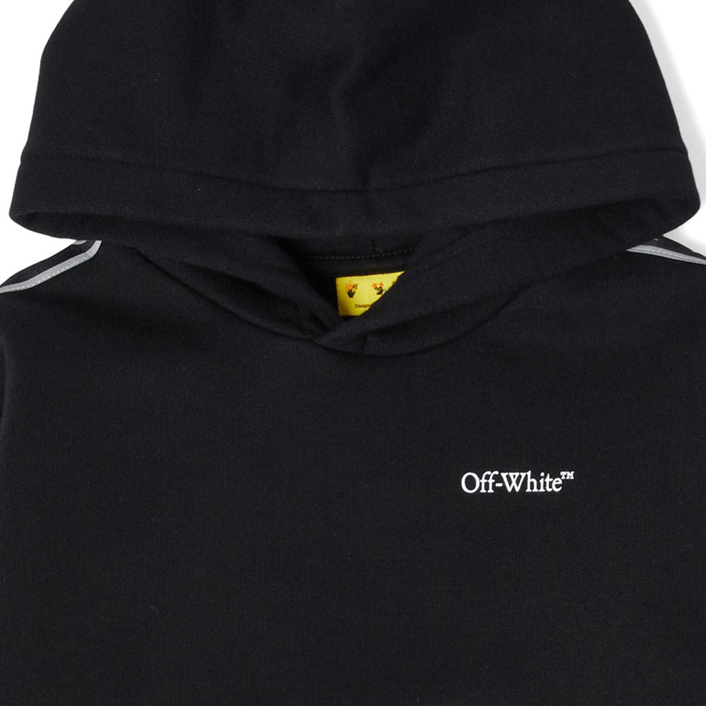 Off-White Kids Bookish Logo Band Hoodie