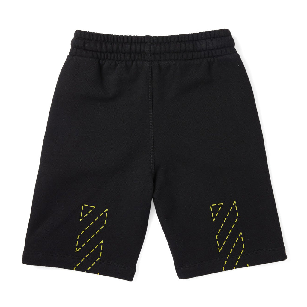 Off-White Kids Bookish Diag Sweatshort