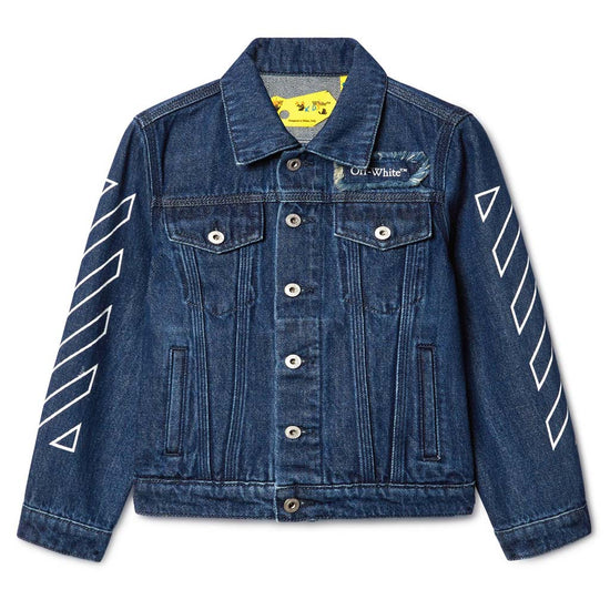 Off-White Kids Bookish Patch Denim Jacket