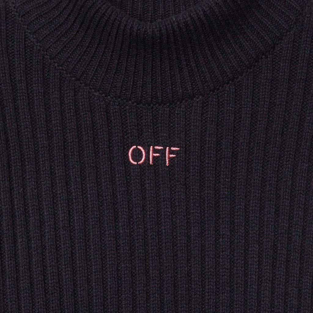 Off-White Kids Off Stamp Clear Rib Top