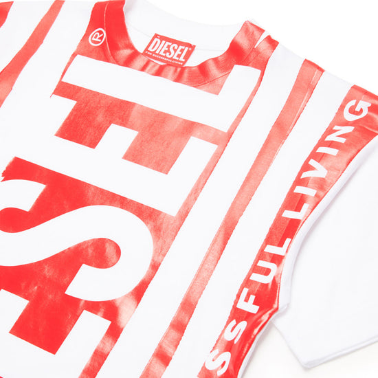 Diesel Kids Overlay Print T-shirt