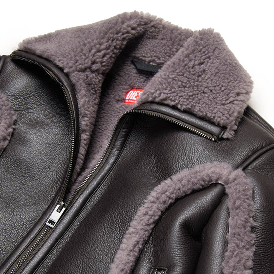 Load image into Gallery viewer, Diesel Kids Faux Shearling Biker Jacket
