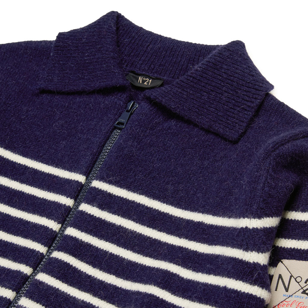 Stripe Knit Cardigan