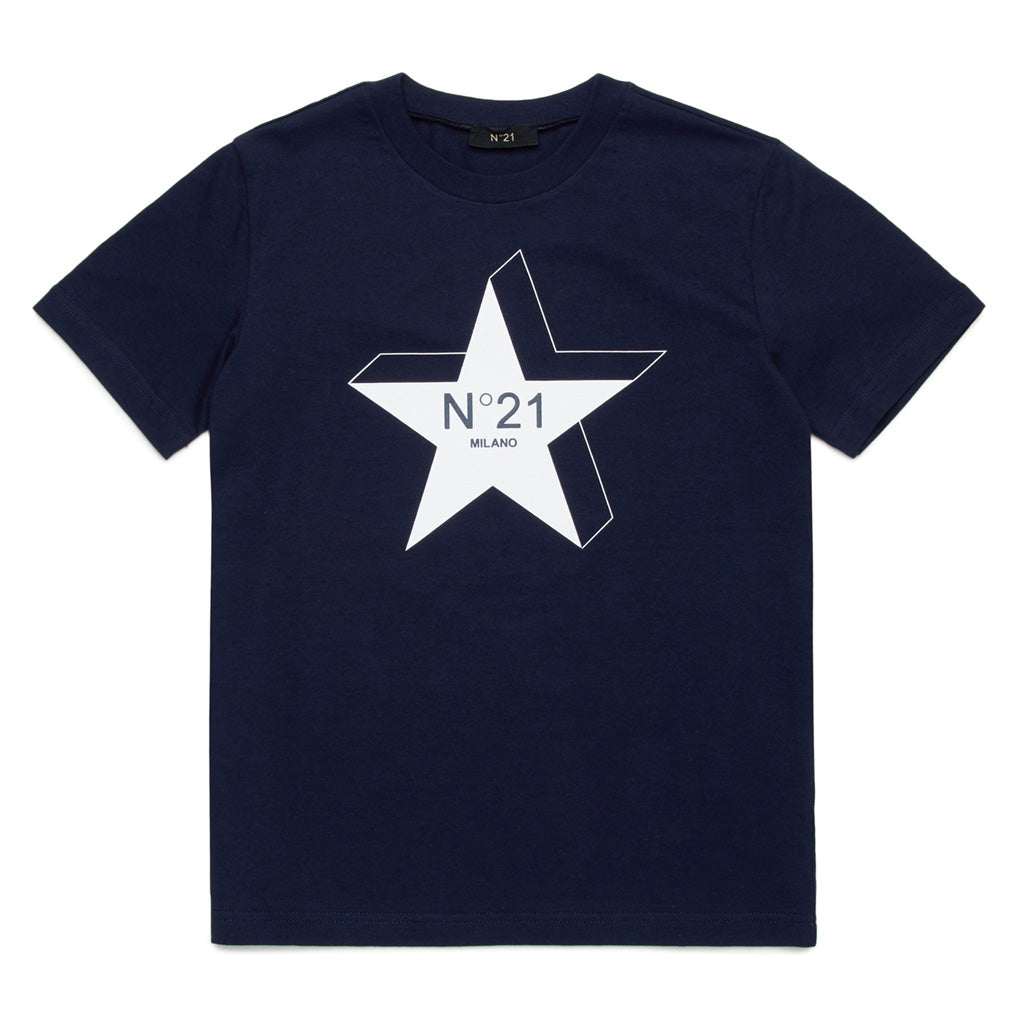 N°21 Kids Star Logo T-shirt