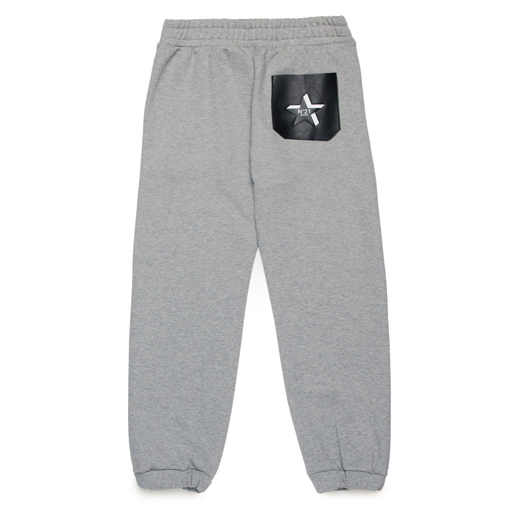 Mélange Jogger Trousers With Patch Pocket
