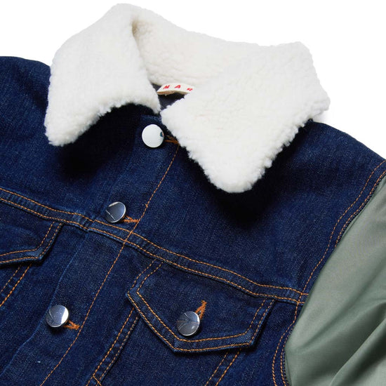 Marni Kids Denim Flight Jacket