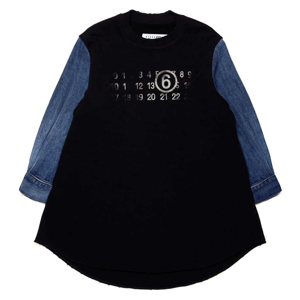 MM6 Kids Denim Patch Dress