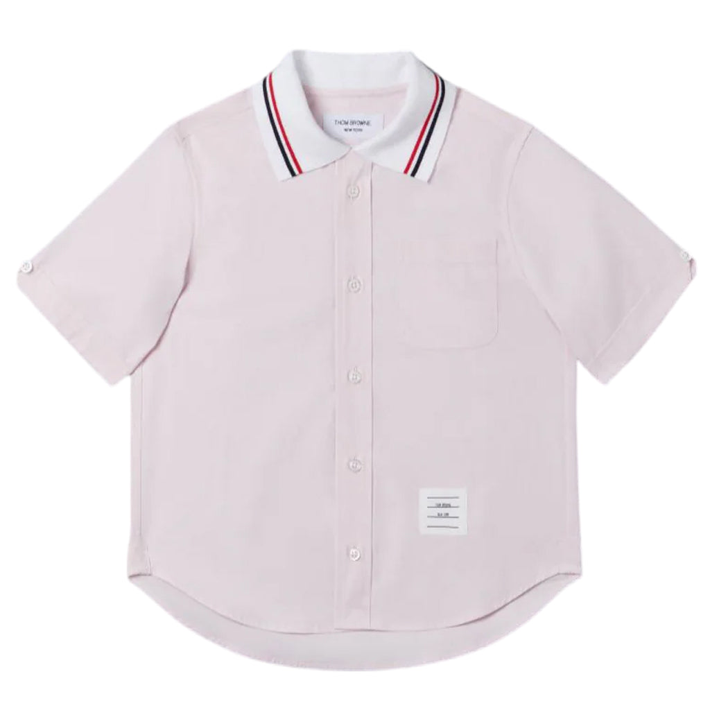 Polo Collar Oxford Shirt