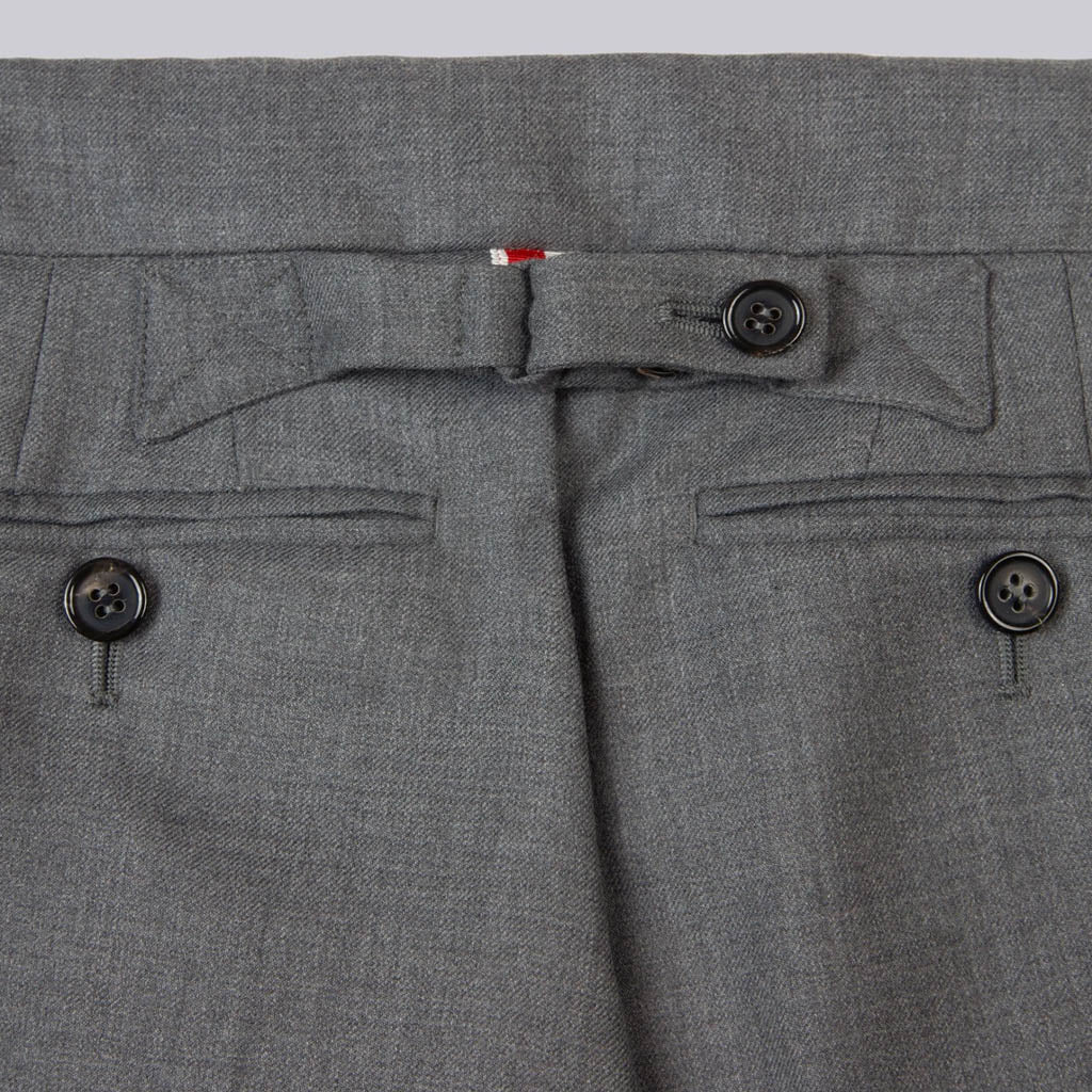 Classic Backstrap Trouser in Super 120’s Twill