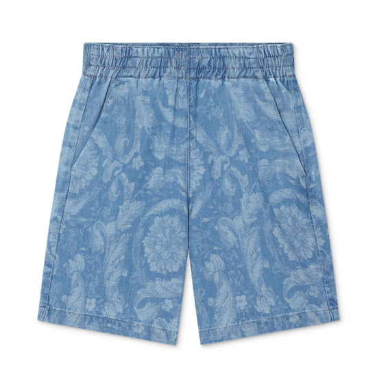 Versace Kids Chambray Shorts