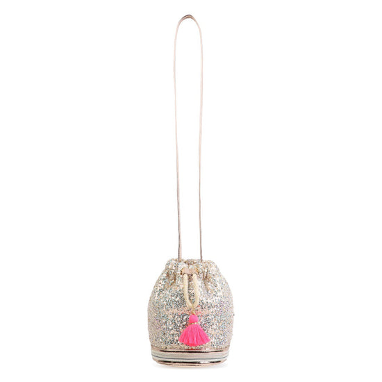 Sequin Bucket Bag