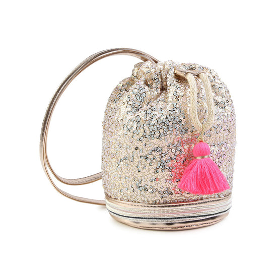 Sequin Bucket Bag