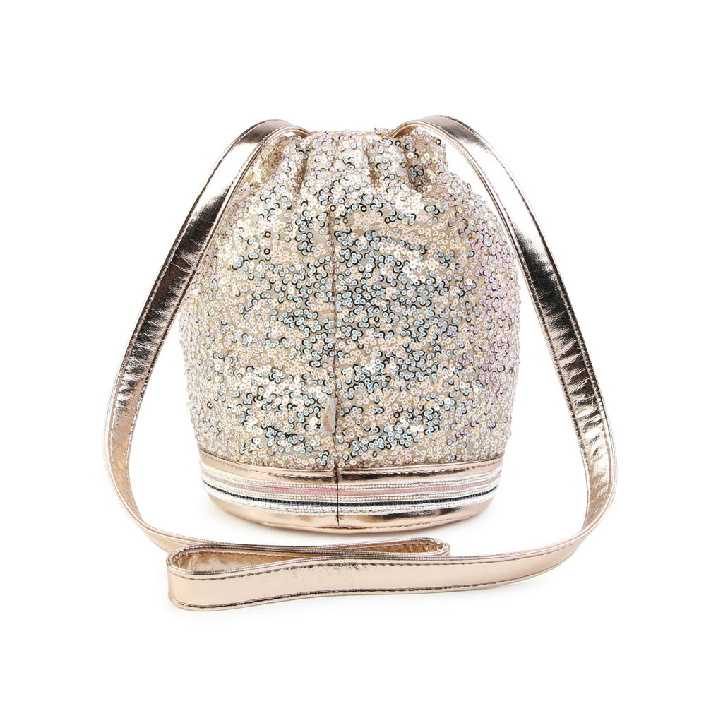 Sequin Bucket Bag