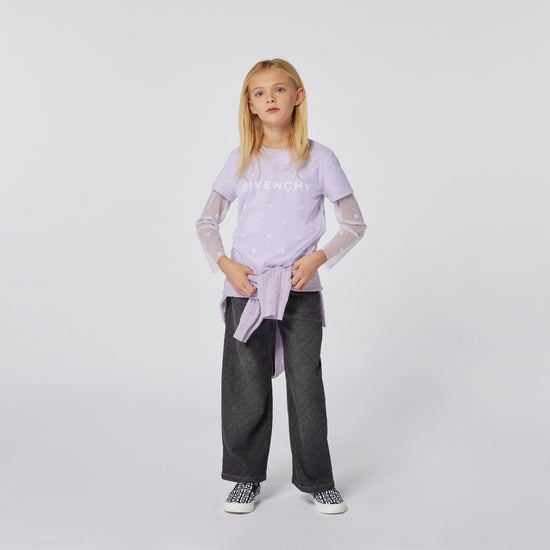 Givenchy Kids Denim Wide Jeans
