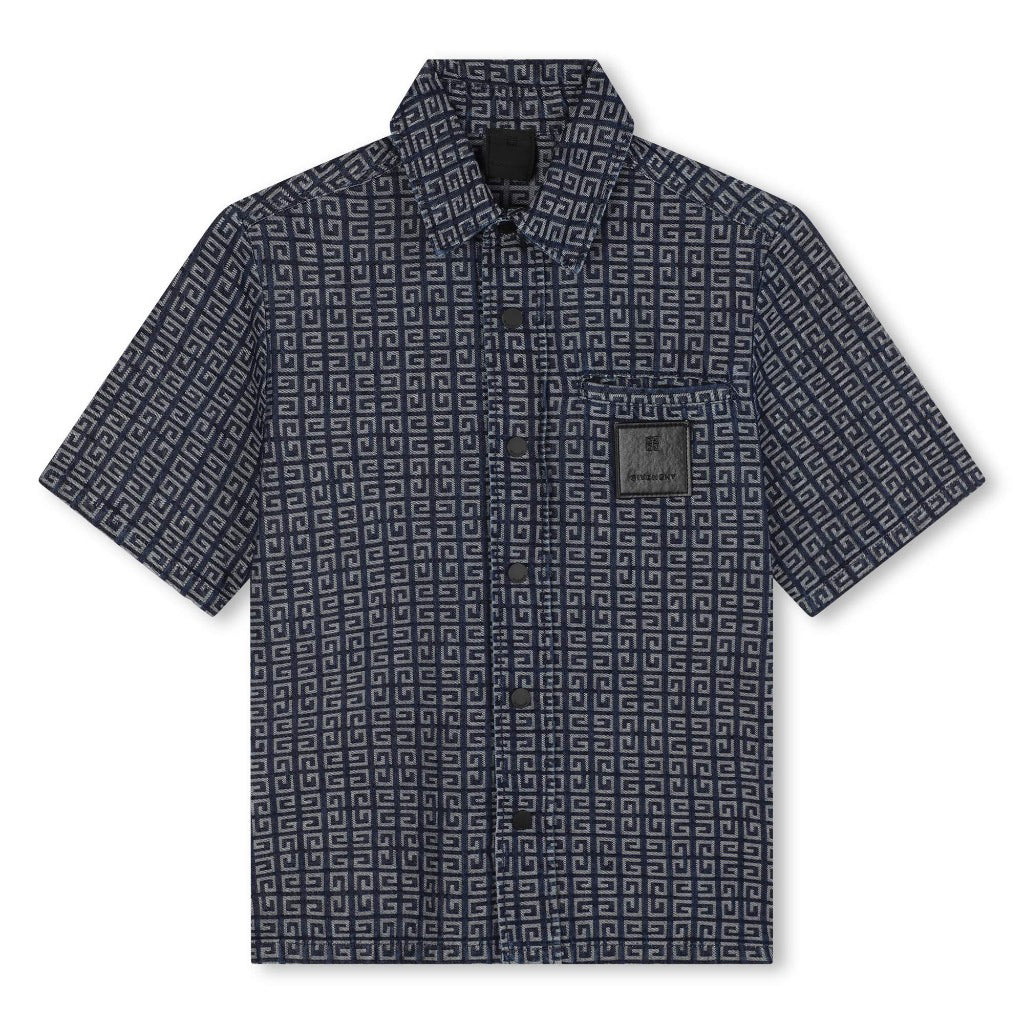 Givenchy Kids Four G Denim Shirt