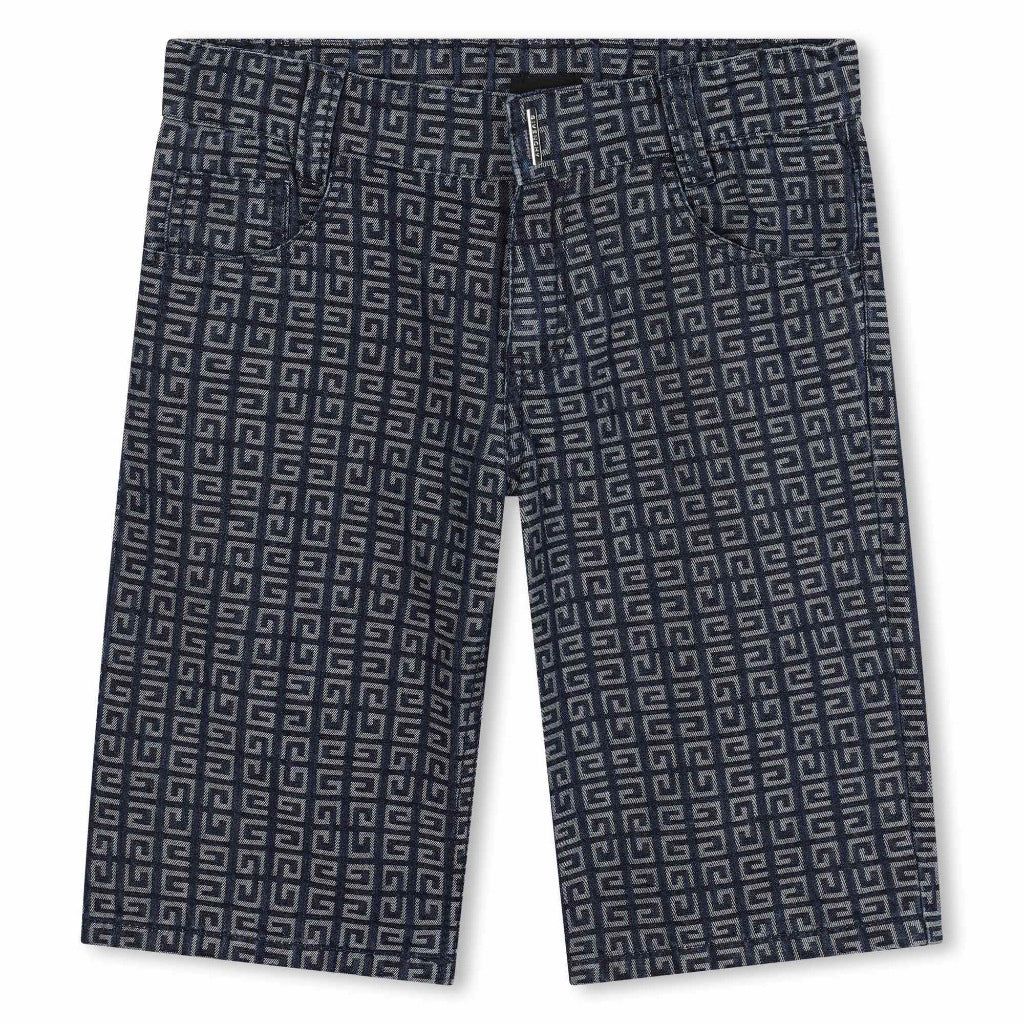 Givenchy Kids Four G Denim Shorts