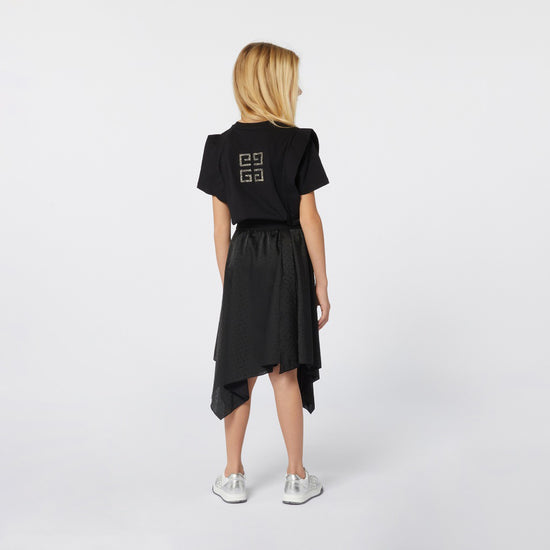 Logo Frill Sleeve T-shirt