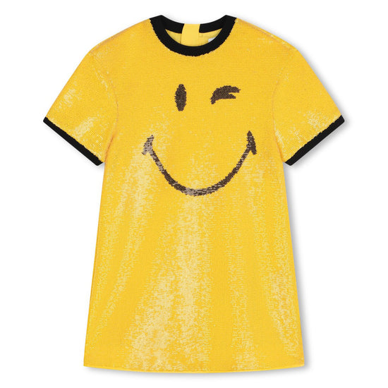 Little Marc Jacobs Sequins Smiley Dress