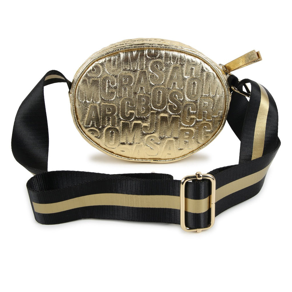 Little Marc Jacobs Gold Foil Messenger Bag