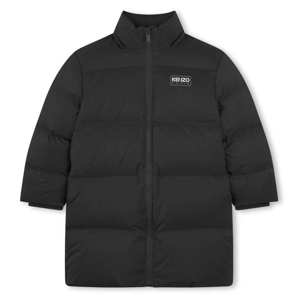 Kenzo Kids Logo Print Puffer Jacket
