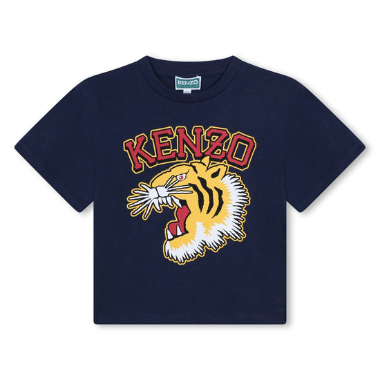 Kenzo Kids Tiger Print Short Sleeve T-shirt