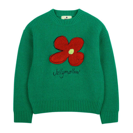 Jelly Mallow Jm Flower Sweater