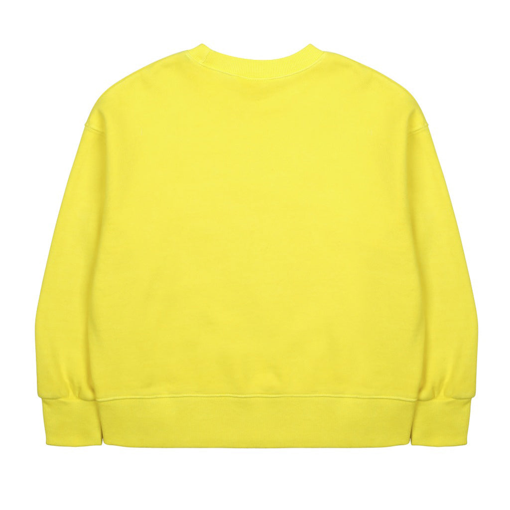Jelly Mallow Flower Pigment Sweatshirt