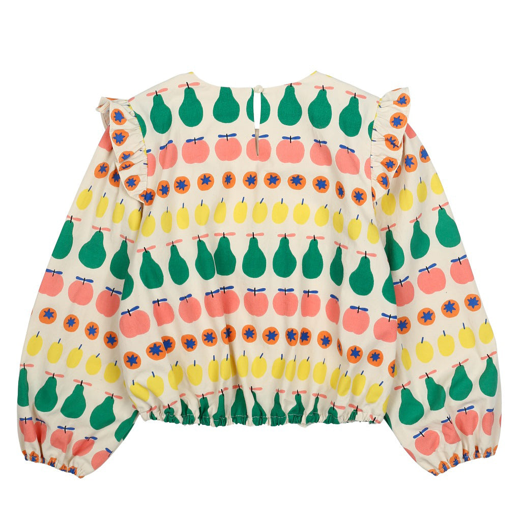 Fruit Shirring Blouse