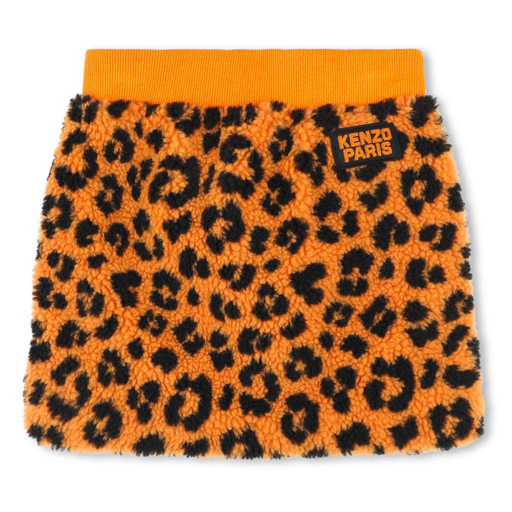 Kenzo Kids Faux Shearling Skirt