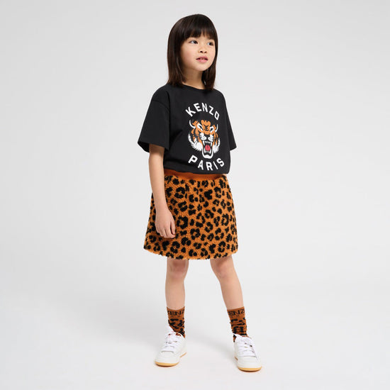 Kenzo Kids Faux Shearling Skirt