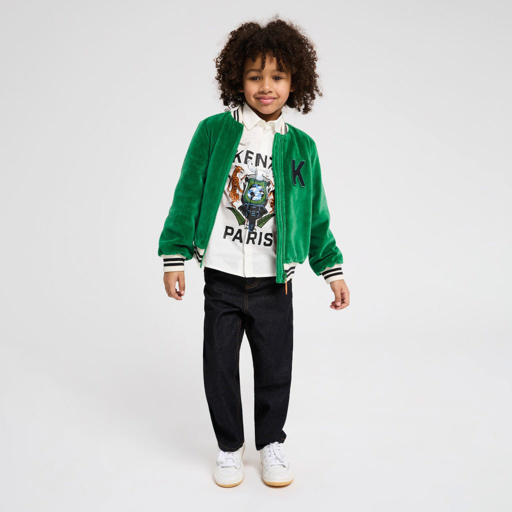 Kenzo Kids Velvet Bomber Jacket