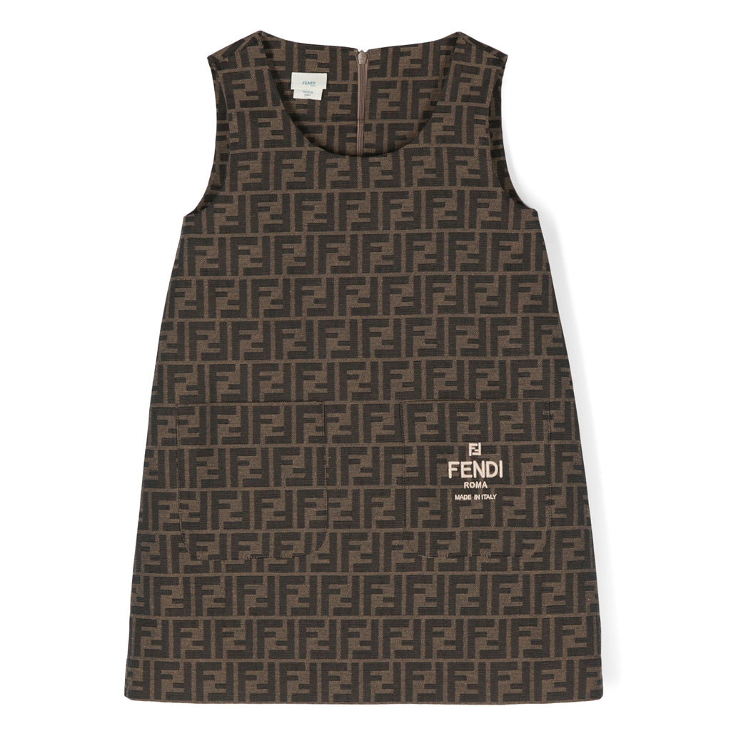 Fendi Kids FF Canvas Dress