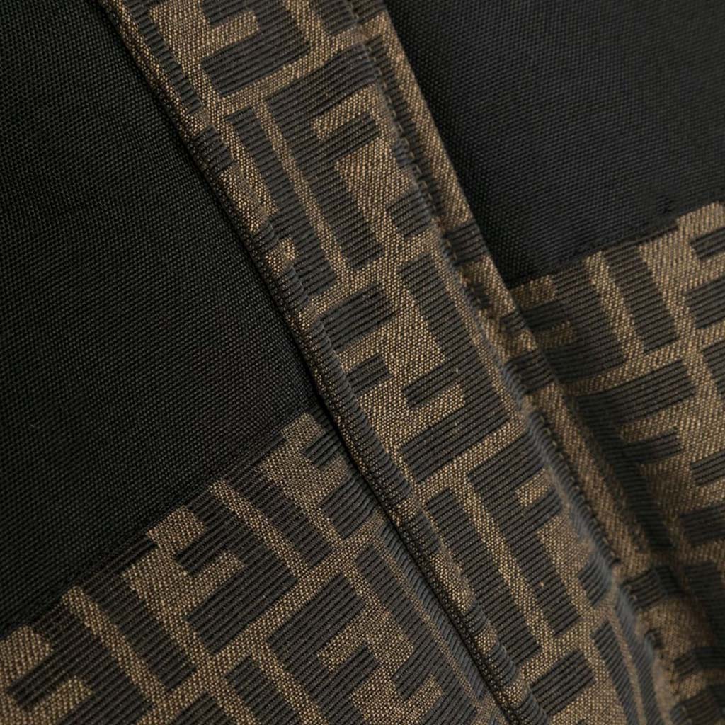 Fendi Kids Zucca Canvas Down Jacket