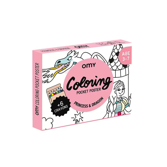OMY Pocket Coloring – Princesses & Dragons