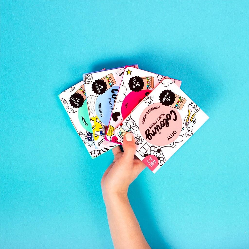 OMY Pocket Coloring – Princesses & Dragons