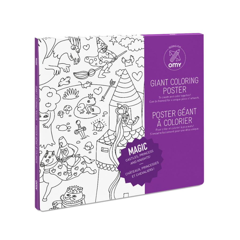 OMY Giant Coloring Poster – Magic (100 x 70CM)