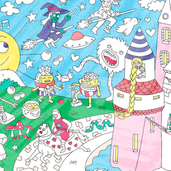OMY Giant Coloring Poster – Magic (100 x 70CM)