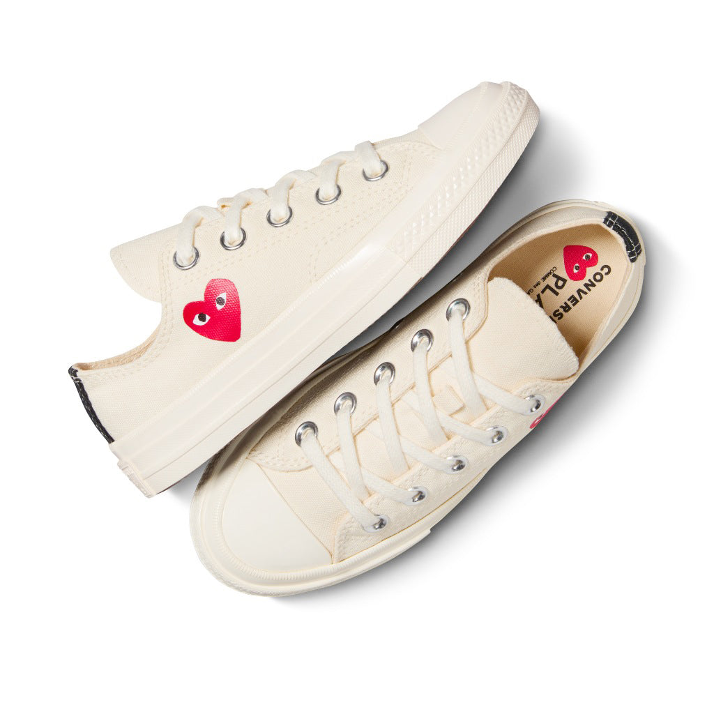 CDG PLAY x CONVERSE Kids Chuck Taylor '70 Little Red Heart - Low Top