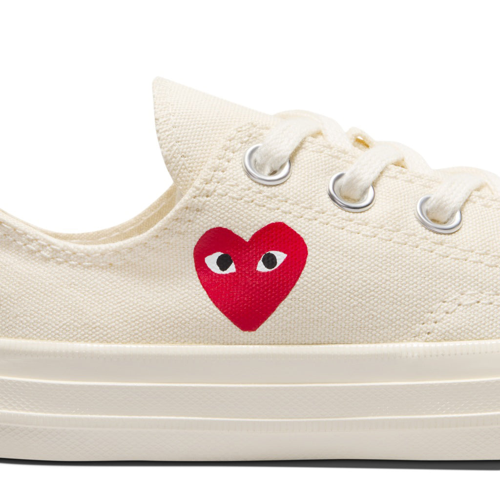 CDG PLAY x CONVERSE Kids Chuck Taylor '70 Little Red Heart - Low Top