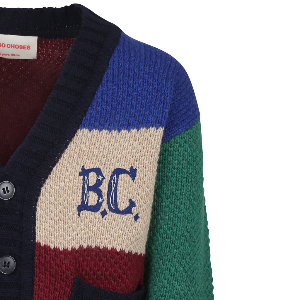 Bobo Choses B.C Vintage Colour Block Cardigan
