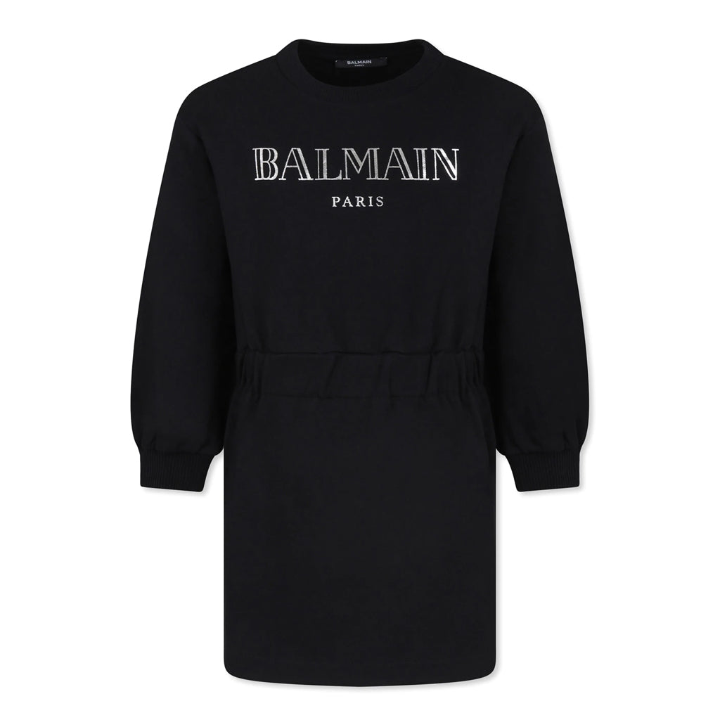 Balmain Kids Logo Sweatdress