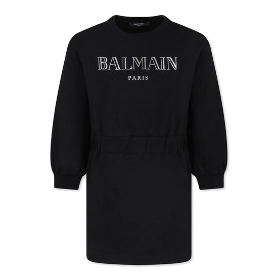 Balmain Kids Logo Sweatdress