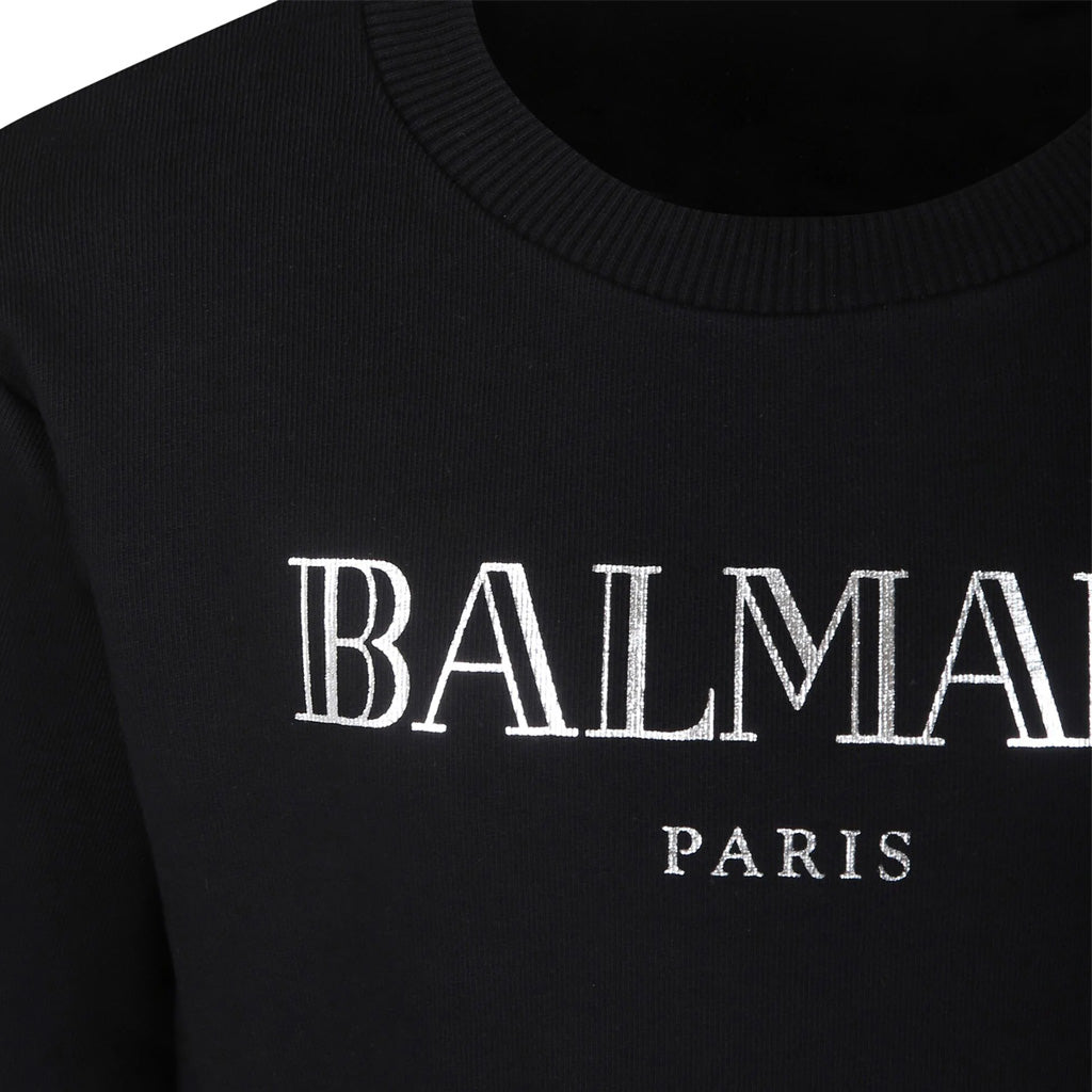 Balmain Kids Logo Sweatdress