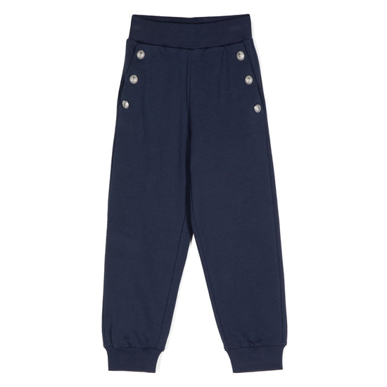 Balmain Kids Engraved Buttons Trousers