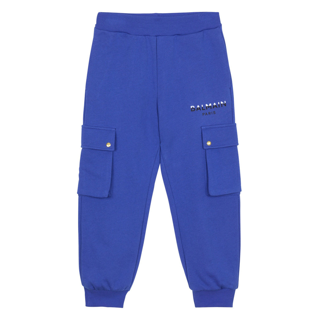 Balmain Kids Logo Sweat Cargo Trouser