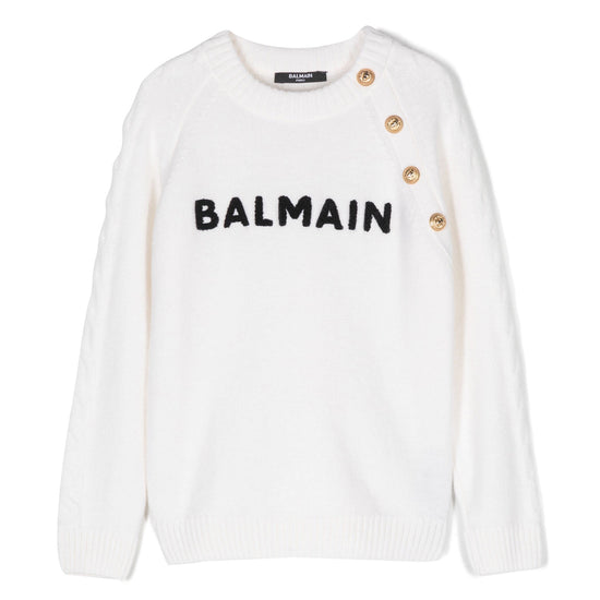 Balmain Kids Logo Sweater